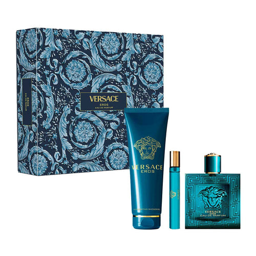Set 3 Piezas Eros Eau de Parfum para Hombre