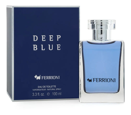 Perfume Deep Blue Para Hombre De Ferrioni EDT 100 ML