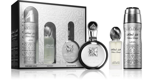 Set 3 Piezas Fakhar Black para Hombre de Lattafa EDP