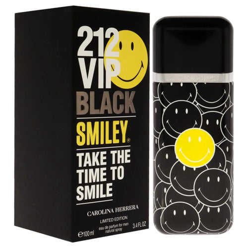 Perfume 212 VIP Black Smiley para Hombre EDP 100ML