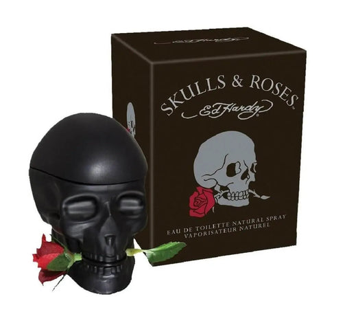 Perfume Ed Hardy Skulls & Roses Para Hombre EDT 100ML
