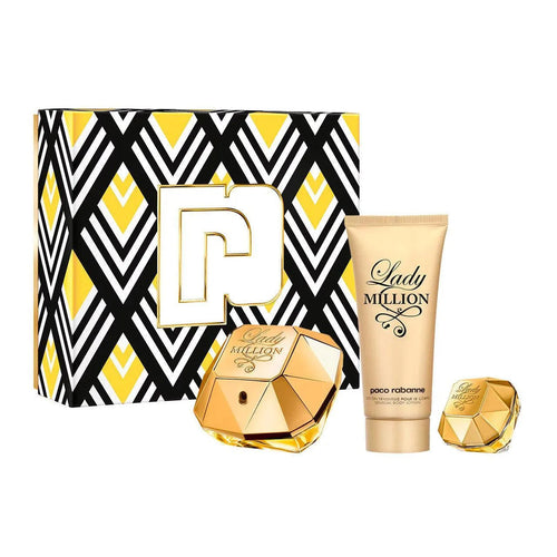 Set 3 piezas Lady Million Para Mujer 80ml EDP