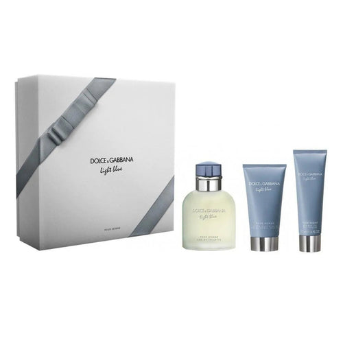 Set 3 Piezas Light Blue para Hombre de Dolce Gabbana EDT 125ML