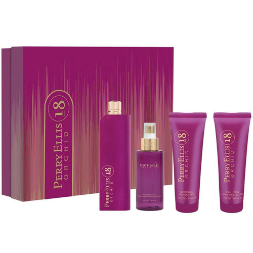 Set 4 Piezas 18 Orchid para Mujer de Perry Ellis EDP