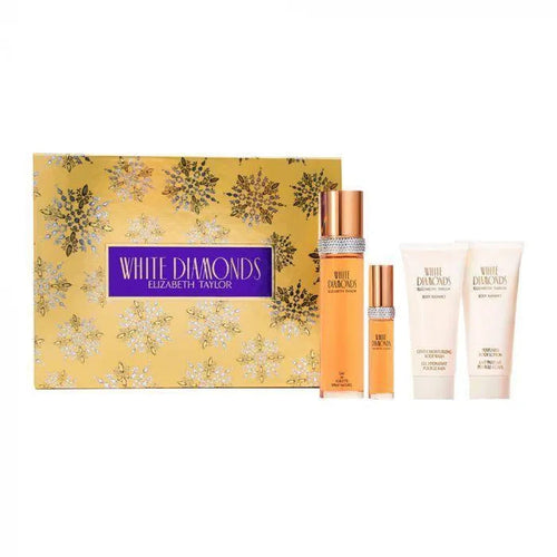 Set 4 Piezas White Diamonds para Mujer de Elizabeth Taylor EDT 100ML